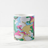 Nahtlose farbenfrohe Tarnung Hintergrundmuster. C Kaffeetasse (Mittel)