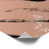 Nahtlose farbige Wasserfarbenmuster Poster (Ecke)