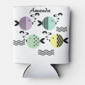 Nahtlose Fische abstrakte Skandinavien Dosenkühler (Vorderseite)