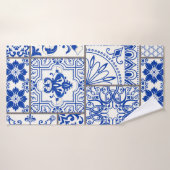 Nahtlose Fliese mit Viktorianischen Motiven. Ma Badehandtuch (Badehandtuch)