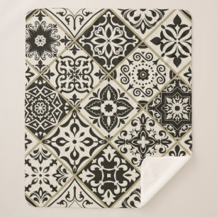Nahtlose Fliesen mit dem Islam, Arabisch, Indien Sherpadecke