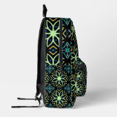 Nahtlose Flora Symmetrisches Muster Bedruckter Rucksack (Links)