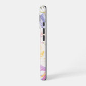 Nahtlose, florale Wasserfarbe iPhone 16 Hülle (Linke Seite)