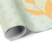 Nahtlose Folk Blume Doodle Muster. Hand d Geschenkpapier (Rolleneckpunkt)