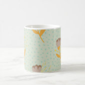 Nahtlose Folk Blume Doodle Muster. Hand d Kaffeetasse (Mittel)