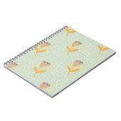 Nahtlose Folk Blume Doodle Muster. Hand d Notizblock (Linke Seite)