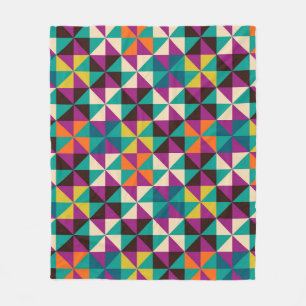 Nahtlose Geometrie, modernes Muster. Fleecedecke