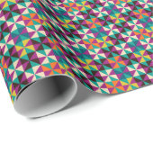 Nahtlose Geometrie, modernes Muster. Geschenkpapier (Rolleneckpunkt)