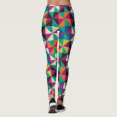 Nahtlose Geometrie, modernes Muster. Leggings (Rückseite)