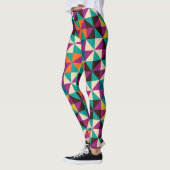 Nahtlose Geometrie, modernes Muster. Leggings (Links)