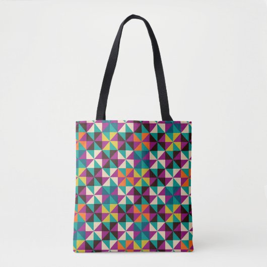 Nahtlose Geometrie, modernes Muster. Tasche (Vorderseite)