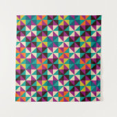 Nahtlose Geometrie, modernes Muster. Wandteppich (Vorderseite (Horizontal))