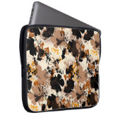 Nahtlose geometrische Blume, Blumenmuster.p Laptopschutzhülle (Vorne Rechts)