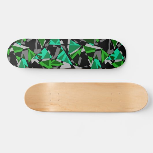 Nahtlose geometrische Dreiecke Skateboard (Horizontal)