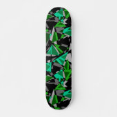 Nahtlose geometrische Dreiecke Skateboard (Vorne)
