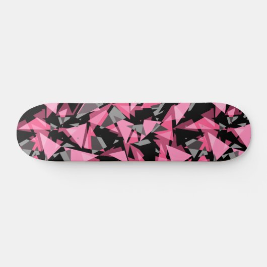 Nahtlose geometrische Dreiecke Skateboard (Horizontal)