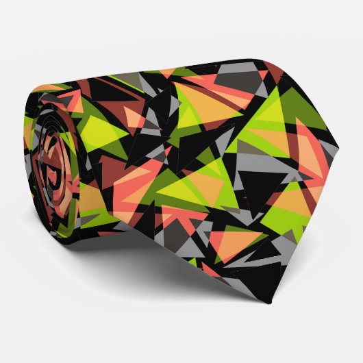 Nahtlose geometrische Dreiecksformen Krawatte (Gerollt)