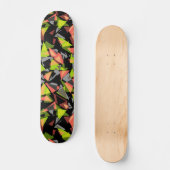 Nahtlose geometrische Dreiecksformen Skateboard (Vorderseite)