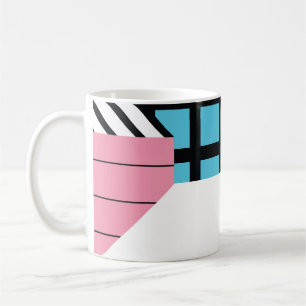 Nahtlose geometrische Formen Muster. Kaffeetasse