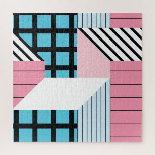 Nahtlose geometrische Formen Muster. Puzzle
