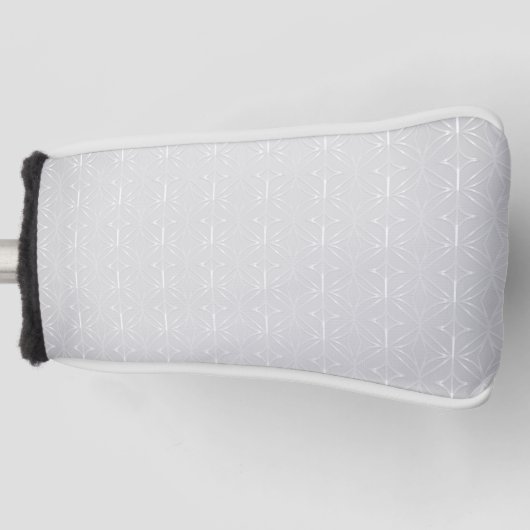 Nahtlose geometrische Gemusterte Putter Golf Headcover (Vorderseite)