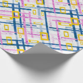 Nahtlose geometrische, helle Farben, rechteckige F Geschenkpapier (Ecke)