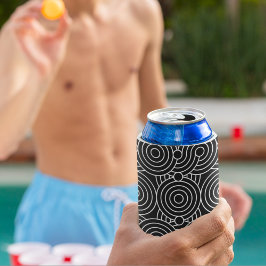 Nahtlose geometrische Kreise Dosenkühler