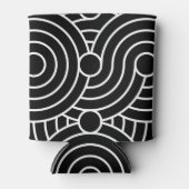 Nahtlose geometrische Kreise Dosenkühler (Vorderseite)