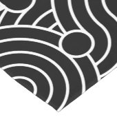 Nahtlose geometrische Kreise Kurzer Tischläufer (Ecke)