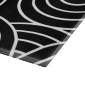 Nahtlose geometrische Kreise Schneidebrett (Ecke)