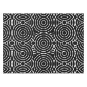Nahtlose geometrische Kreise Tischdecke (Vorderseite (Horizontal))