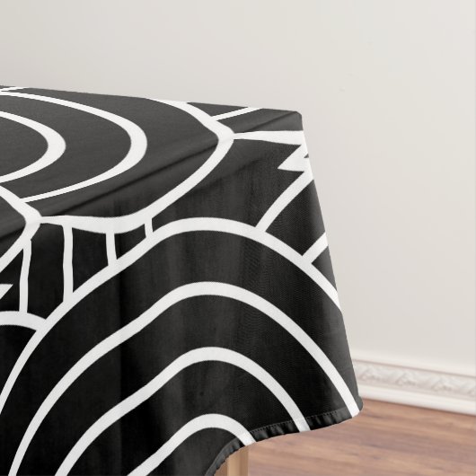 Nahtlose geometrische Kreise Tischdecke (Beispiel)