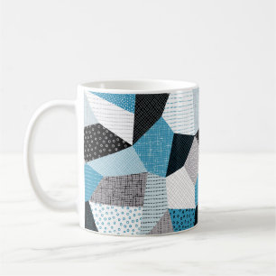 Nahtlose geometrische Muster, Fliesen aus Fliesen. Kaffeetasse