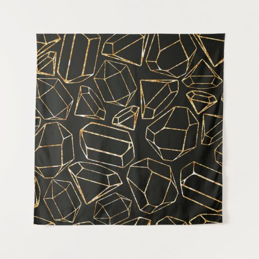 Nahtlose geometrische Muster im Retro-80er-Stil. P Wandteppich (Vorderseite)