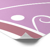 Nahtlose geometrische Muster mit Wirbel. Kunst. Poster (Ecke)