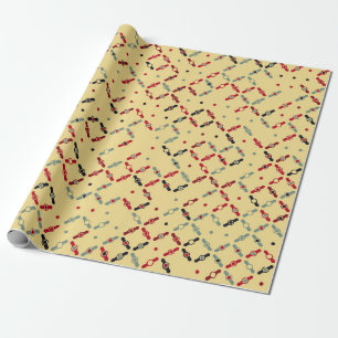 Nahtlose geometrische Mustergestaltung zur Illustr Geschenkpapier