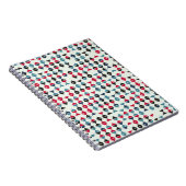 Nahtlose geometrische Mustergestaltung zur Illustr Notizblock (Rechte Seite)