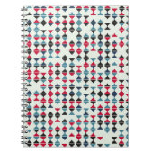 Nahtlose geometrische Mustergestaltung zur Illustr Notizblock (Vorderseite)