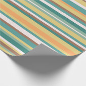 Nahtlose geometrische Streifen Geschenkpapier (Ecke)