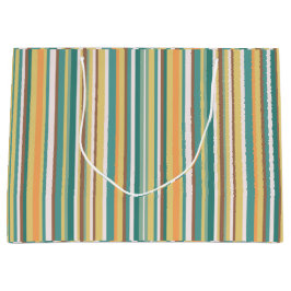 Nahtlose geometrische Streifen Große Geschenktüte