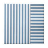 Nahtlose gestreifte blaue, blaue Optik Fliese (Vorderseite)