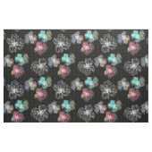 Nahtlose gezeichnete Blume abstrakt modern pa Stoff (Fat Quarter (45,7 x 55,9 cm))