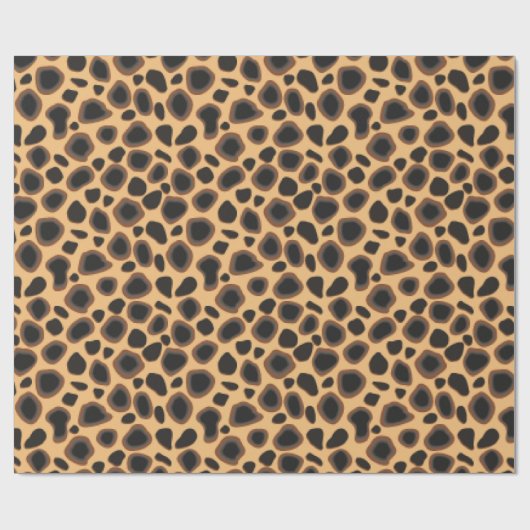 Nahtlose Giraffe-Skin-Muster Geschenkpapier (Flach)