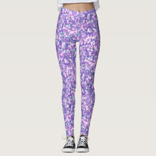 Nahtlose Glitzer-Glitzern glänzen Silber Leggings