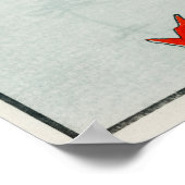 Nahtlose Goldfish-Illustration Poster (Ecke)