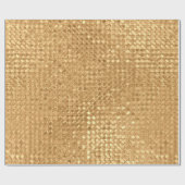Nahtlose Goldfolie, goldene Glitzer-Textur Geschenkpapier (Flach)