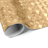 Nahtlose Goldfolie, goldene Glitzer-Textur Geschenkpapier (Rolleneckpunkt)