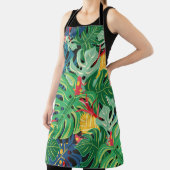 Nahtlose Grafik mit Blätter monstera und Schürze (InSitu)