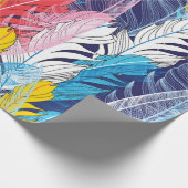 Nahtlose grafische Muster Wunder mehrfarbige Leist Geschenkpapier (Ecke)