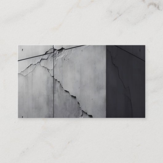 Nahtlose Graue Betonblockmuster Textur Visitenkarte (Vorderseite)